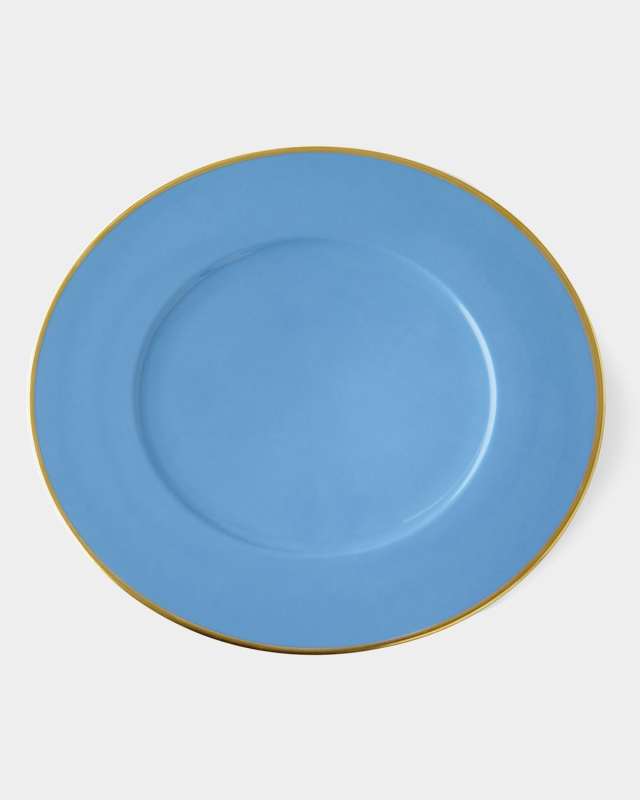 Porcelain and 24k Gold Charger
